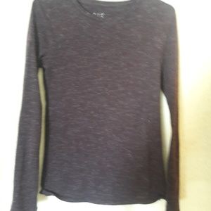 Purple long sleeve cotton